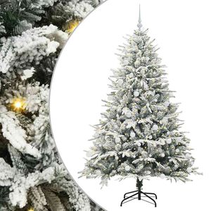 vidaXL &Aacute;rbol de Navidad Artificial Pre-iluminado con Juego de Bolas