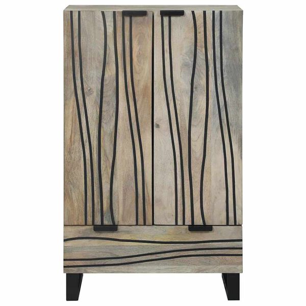 vidaXL Gabinetes y estantes de almacenamiento de medios Blanco y Negro