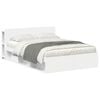 vidaXL Estructura de cama con almacenamiento Blanco 150 x 200 cm