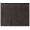 vidaXL Alfombra rectangular bamb&uacute; marr&oacute;n oscuro 80x100 cm