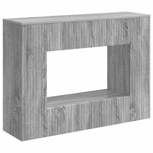 vidaXL Mesa Consola Gris Sonoma 101 x 29 x 74 cm Madera de ingenier&iacute;a