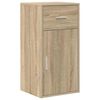 vidaXL Aparador con caj&oacute;n Roble Sonoma 38 x 34 x 75 cm