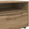 vidaXL Gabinete de TV con caj&oacute;n Roble artesanal 100 x 48 x 43 cm