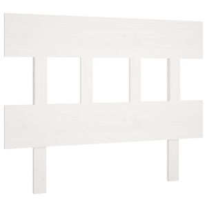 vidaXL Cabecero de cama madera maciza de pino blanco 103,5x3x81 cm
