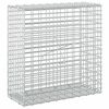 vidaXL Gabion con alambre de 3,5 mm y malla de 5x2,5 cm 50x20x50 cm