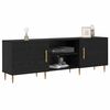 vidaXL Gabinete de TV Roble negro 150 x 30 x 50 cm