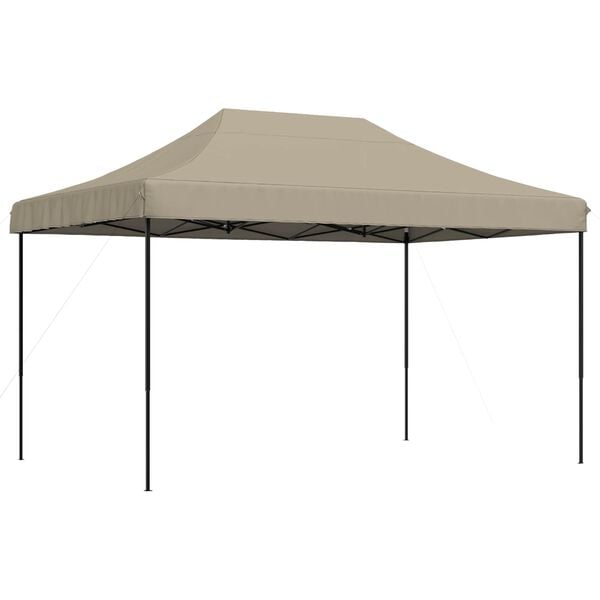 vidaXL Tienda de fiesta plegable Pop-Up taupe 440x292x315 cm