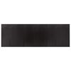 vidaXL Alfombra rectangular bamb&uacute; marr&oacute;n oscuro 100x300 cm