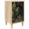 vidaXL Mesa de noche RHENEN Roble Sonoma 36 x 33 x 60 cm