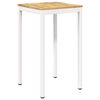 vidaXL Mesa de Bar para Jard&iacute;n Blanco 60 x 60,5 x 105 cm