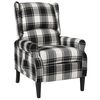 vidaXL Sill&oacute;n reclinable tela multicolor
