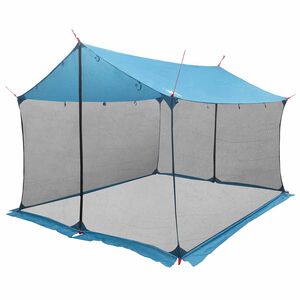vidaXL Toldo de camping con paredes de malla 340 x 260 x 220 cm Azul