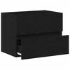 vidaXL Gabinete de Fregadero con cajón Roble Negro 60 x 38.5 x 45 cm