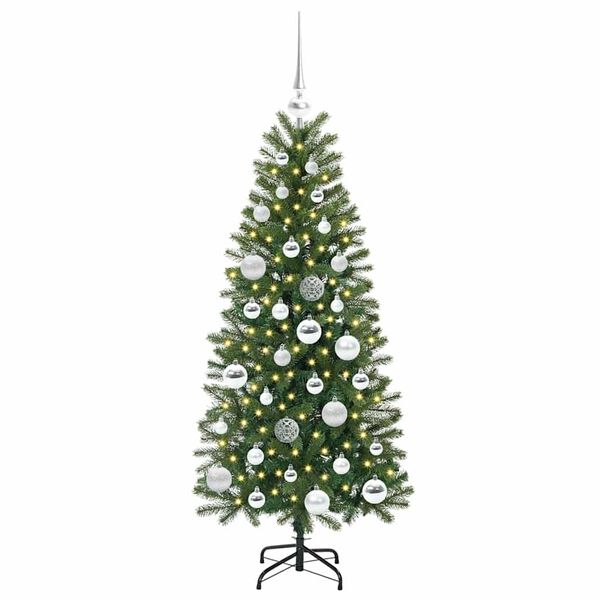 vidaXL &Aacute;rbol de Navidad artificial con 150 LED Verde 120 cm PE y PVC