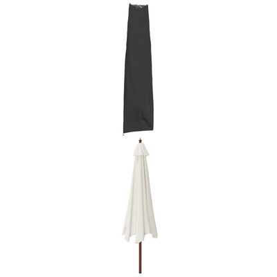 vidaXL Cubierta para sombrilla de jardín Oxford 420D negro 190x50/30cm