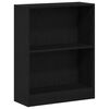 vidaXL Librer&iacute;a Roble Negro 60 x 24 x 76 cm Madera de ingenier&iacute;a