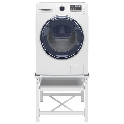 Soporte universal para lavadora o secadora alto blanco