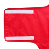 vidaXL Chubasquero perros con tiras reflectantes poli&eacute;ster rojo 3XL