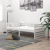 vidaXL Sof&aacute; cama sin colch&oacute;n madera maciza de pino blanco 90x200 cm
