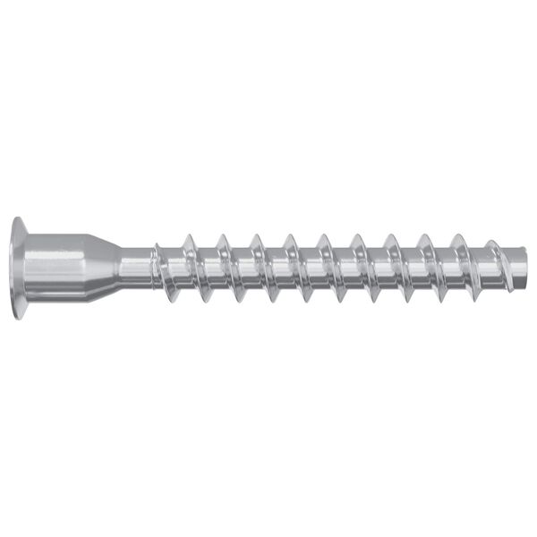 vidaXL Tornillos Confirmat 2500 pcs Plateado Metal