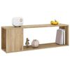 vidaXL Mueble para TV madera contrachapada roble Sonoma 100x24x32 cm