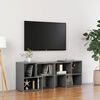 vidaXL Mueble de TV madera contrachapada gris 104x30x52 cm