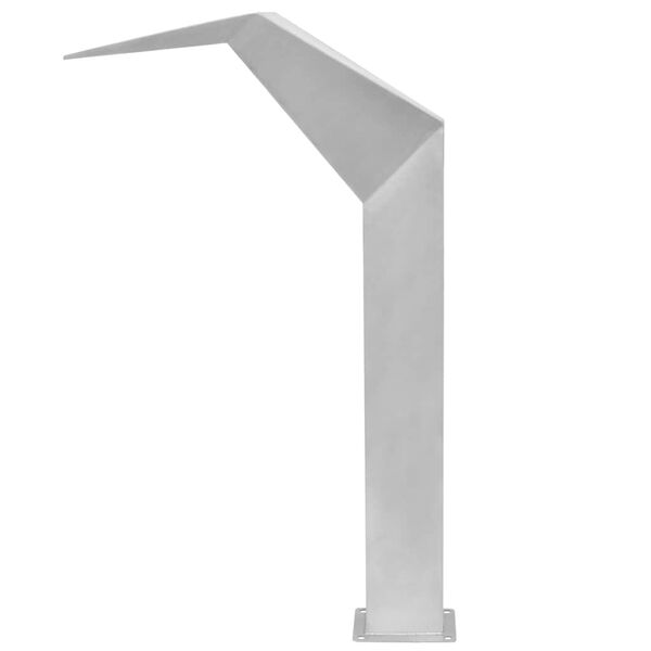 vidaXL Fuente de piscina de acero inoxidable 50x30x90 cm plateada