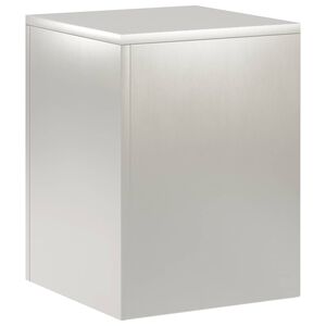 vidaXL Soporte de plantas Plateado 30 x 30 x 40 cm Acero