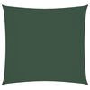 vidaXL Toldo de vela cuadrado tela Oxford verde oscuro 7x7 m