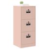 vidaXL Mueble archivador con caj&oacute;n Rosa 45,5 x 42 x 106,5 cm
