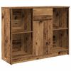 vidaXL Aparador con caj&oacute;n madera antigua 101x35x76cm Madera ingenier&iacute;a