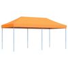 vidaXL Tienda de fiesta plegable Pop-Up naranja 580x292x315 cm