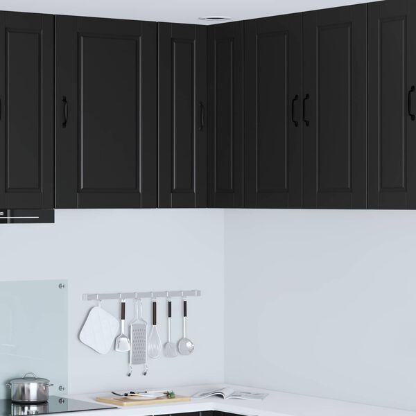 vidaXL Mueble de Cocina Negro 57 x 57 x 80 cm Madera de ingenier&iacute;a