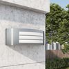 vidaXL Lámpara de pared de exterior acero inoxidable