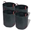 vidaXL Bolsas de Desechos de Jard&iacute;n Verde Tela de PP 45 x 76 cm