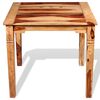 vidaXL Mesa de comedor de madera maciza de acacia 82x80x76 cm
