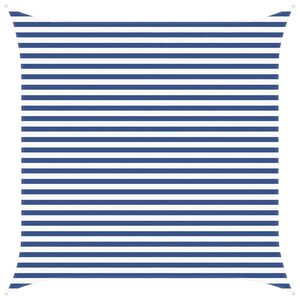 vidaXL Toldo Vela de Sombra Azul y Blanco 3,6 x 3,6 m