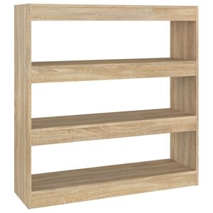 vidaXL Estanter&iacute;a/divisor espacios color roble Sonoma 100x30x103 cm