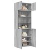 vidaXL Armario de madera ingenier&iacute;a gris Sonoma 80x42,5x225 cm