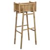 vidaXL Jard&iacute;n Macetero Con Soporte Natural 50 x 38 x 114 cm Bamb&uacute;