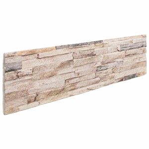 vidaXL Paneles de pared 10 uds. 100 x 25 cm y Rojo Espuma EPS