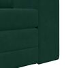 vidaXL Sof&aacute; cama Verde oscuro 98 x 71 x 83 cm Terciopelo