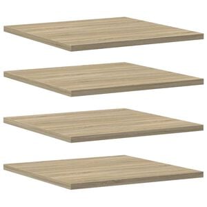 vidaXL Estante estanter&iacute;a 4 uds contrachapada roble Sonoma 40x40x1,5cm