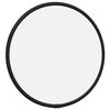 vidaXL Espejo de pared redondo negro Ø20 cm