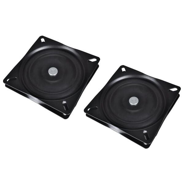 vidaXL Base giratoria asiento de barco 2 uds est&aacute;ndar 160x160x2,5 mm