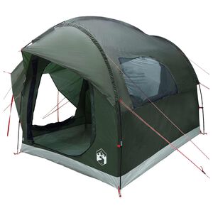 vidaXL Tienda para coche con techo Verde militar 239 x 210 x 210 cm