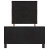 vidaXL Cama tipo Box Spring con cabecera Negro 90 x 190 cm Terciopelo