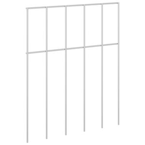 vidaXL Panel de valla de jard&iacute;n 24 uds. 25 x 30 cm Acero Galvanizado