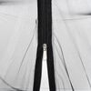 vidaXL Mosquitera para sombrilla 220 malla negra Φ330x250 cm