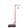 vidaXL Juego de baloncesto portátil ajustable 200-236 cm